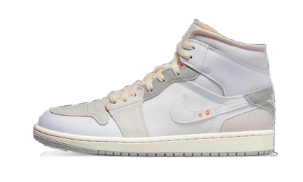 Nike Air Jordan 1 Mid - CRAFT INSIDE OUT WHITE GREY